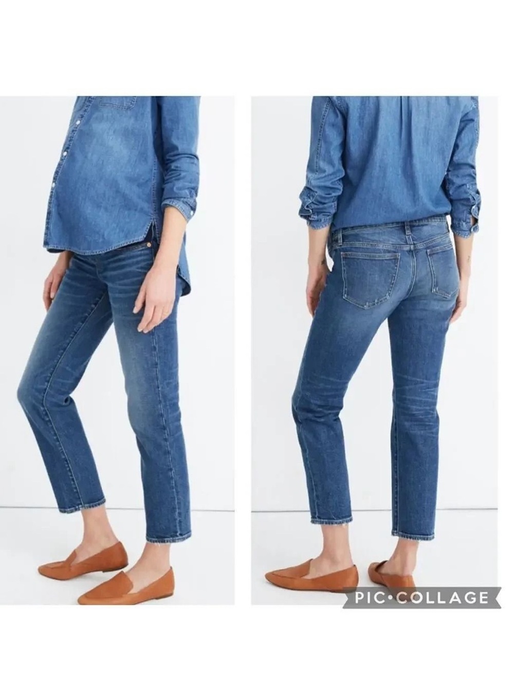 Madewell Maternity Classic Straight Jeans 26